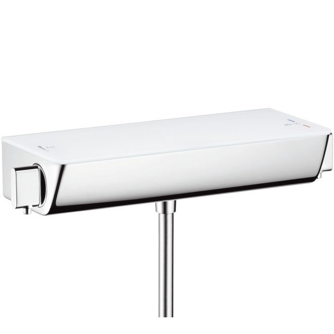 Смеситель для душа Hansgrohe Ecostat Select 13161400 с термостатом Хром Белый