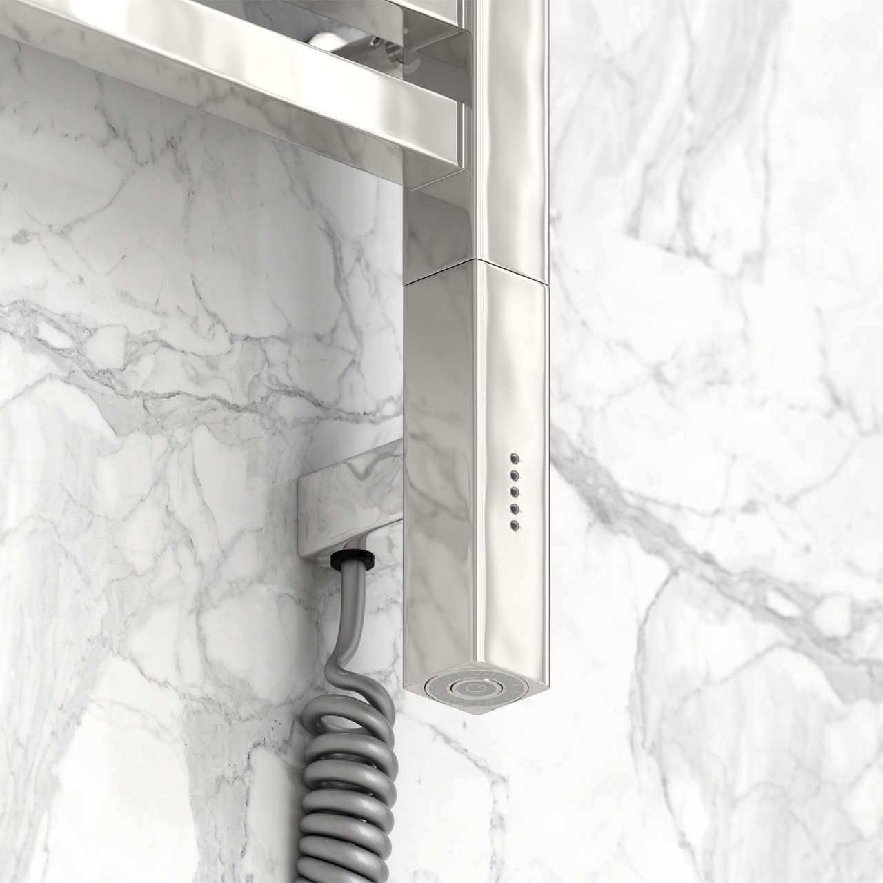 Полотенцесушитель электрический Сунержа Модус 3.0 80х30 хром, левый ТЭН