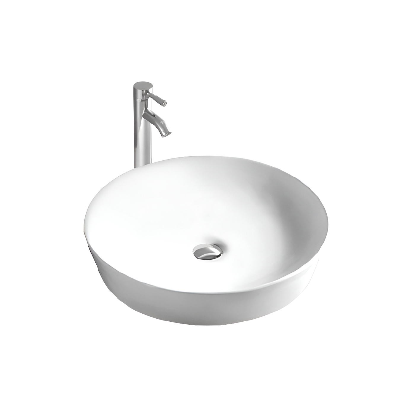 Раковина накладная 41см Aquatek Европа AQ5558-MW белый матовый