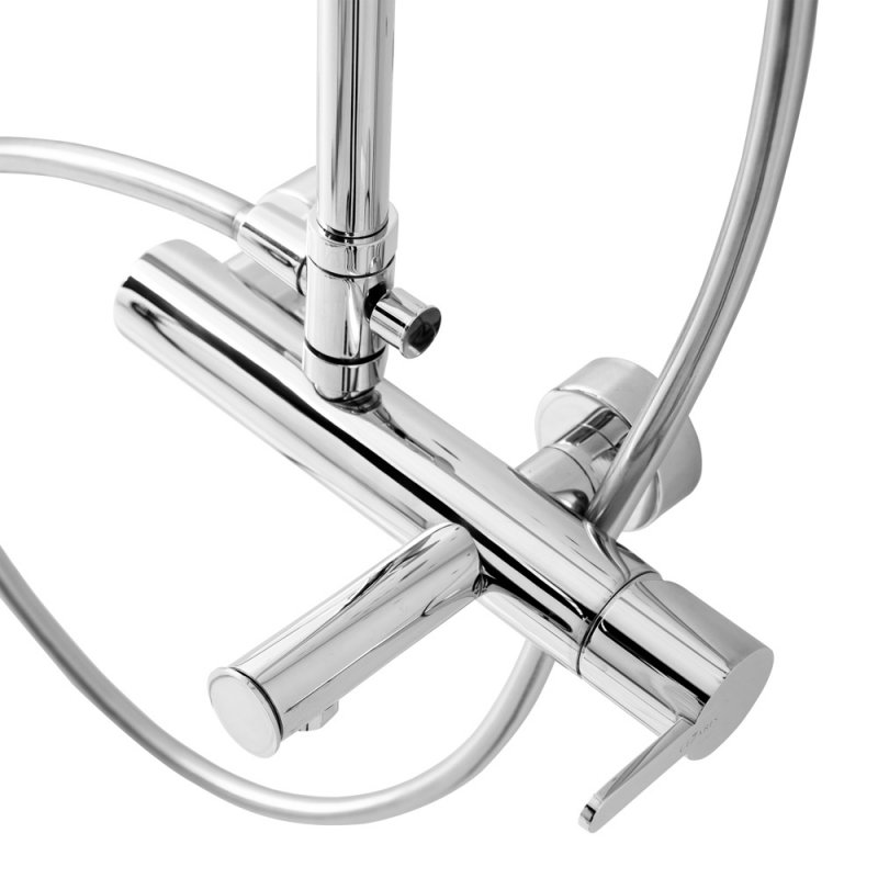 Душевая стойка Cezares LEAF-CVDA-30-MM хром матовый