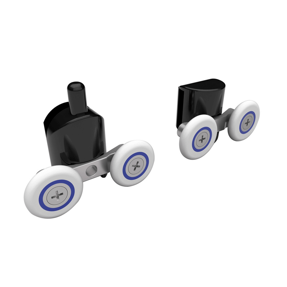 Душевая кабина Black&White G8002 90x90x215 профиль черный матовый, стекло прозрачное