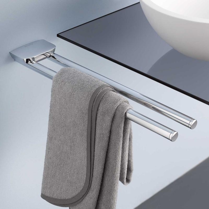 Полотенцедержатель Kludi Ambienta 5397705 двойной Хром