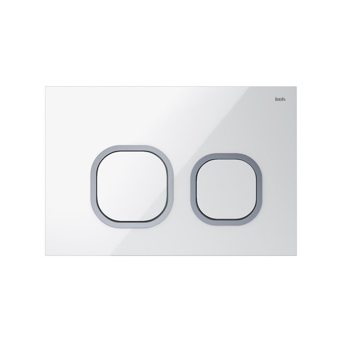 Кнопка смыва для унитаза IDDIS Uniglass UNG01WCi77 белый