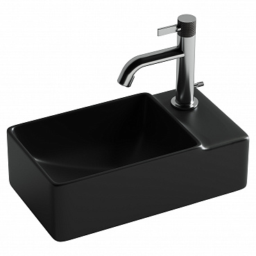 Раковина подвесная 40см Ceramica Nova Element CN5045MB черный матовый