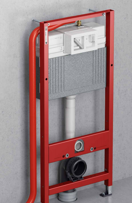 Готовое решение (4 в 1) для подвесных унитазов TECE Profil 9400412 хром глянцевый