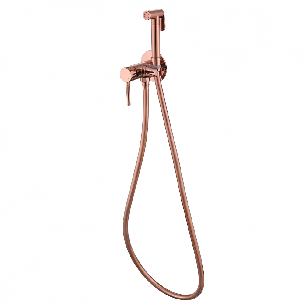 Гигиенический душ со смесителем ABBER Emotion AF8125RG розовое золото