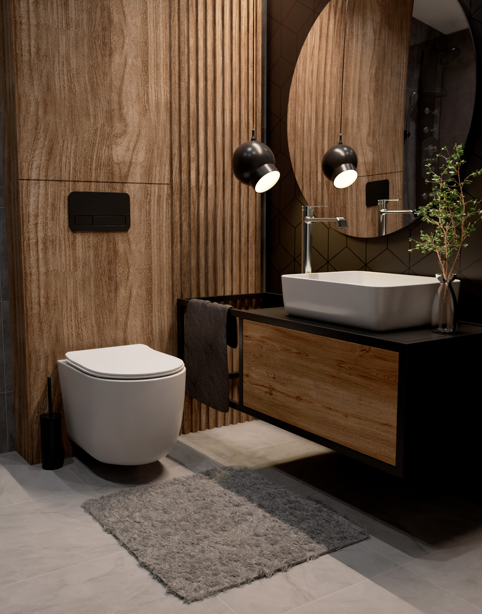 Смеситель для раковины AQUAme Asti AQM6414CR хром