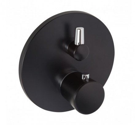 Термостат для душа Kludi Balance 528358775 хром/черный матовый