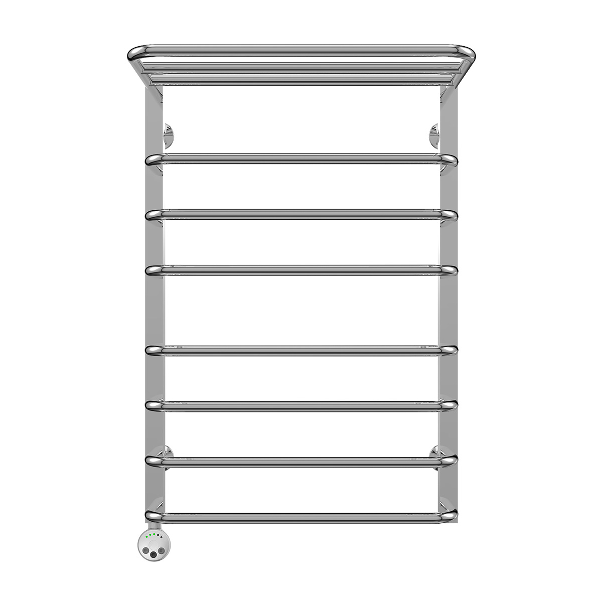 Полотенцесушитель электрический Terminus Арктур П8 500x796 с полкой, ТЭН HT-1 300W, левый/правый