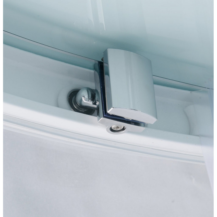 Душевая кабина Orans 1130000 100x100x220 профиль белый, стекло прозрачное