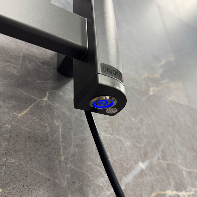 Полотенцесушитель электрический Fixsen BASIC 600х500 FX-7400F, графит