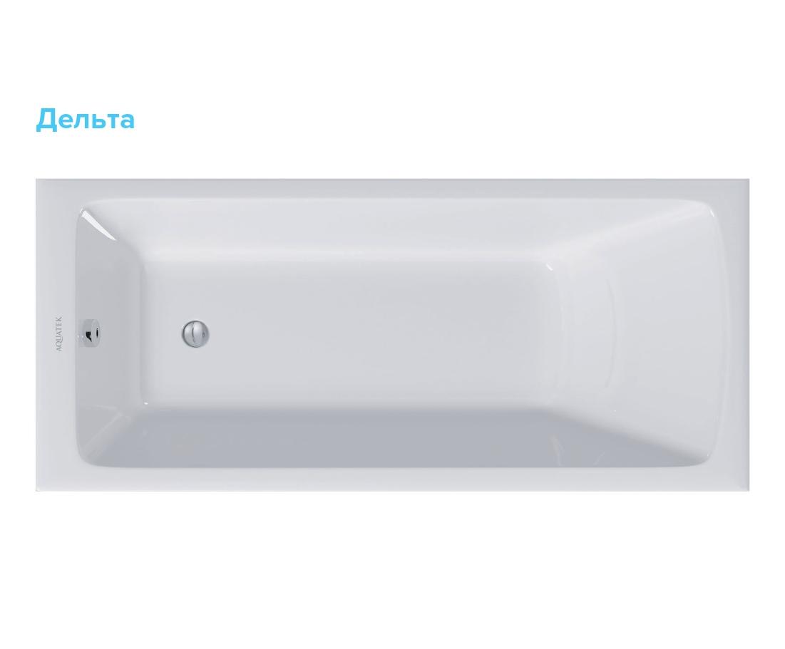Чугунная ванна Aquatek ДЕЛЬТА 180х80 AQ8980F-00 белый