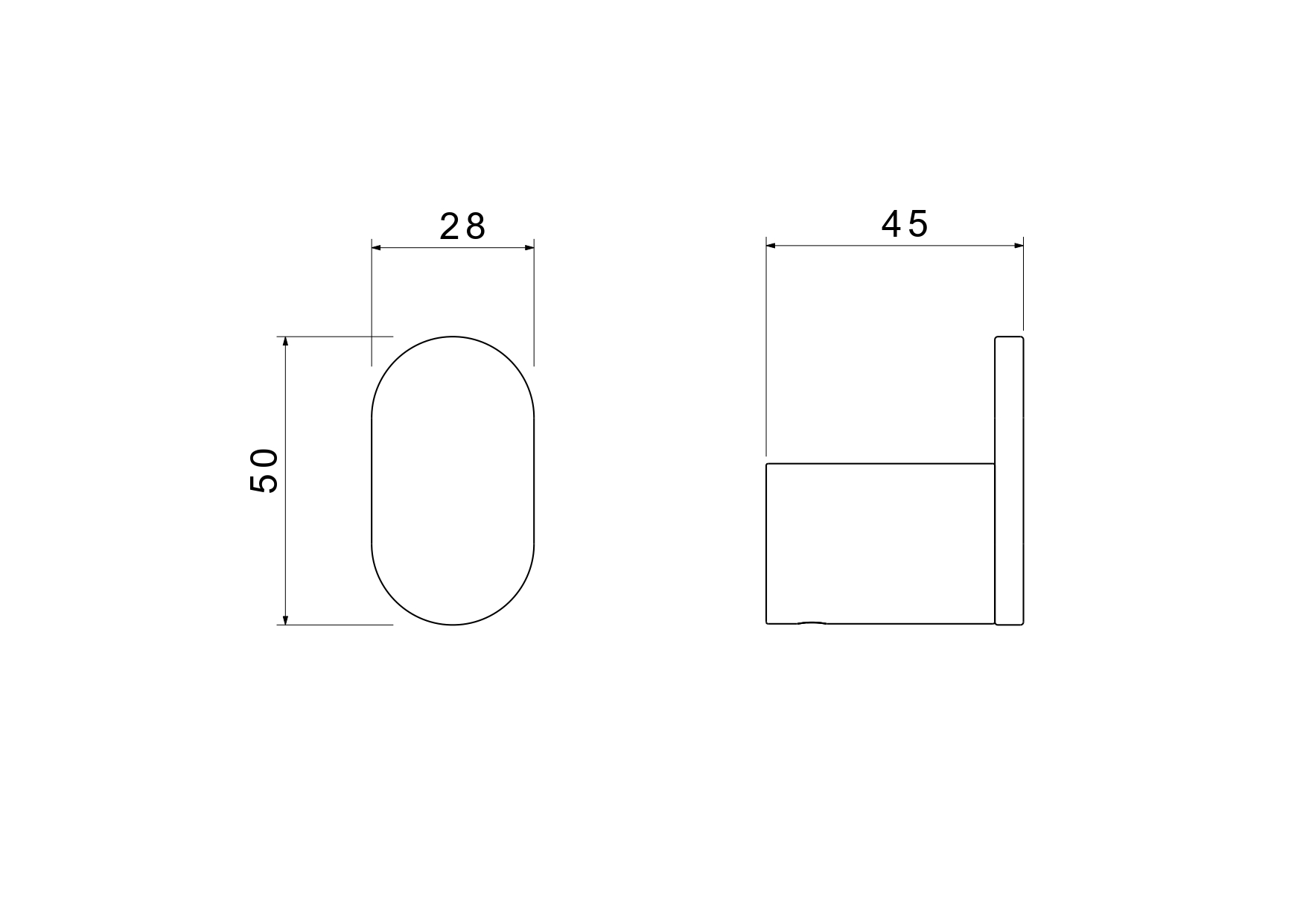 Крючок Aquatek Лира AQ4425MB черный матовый