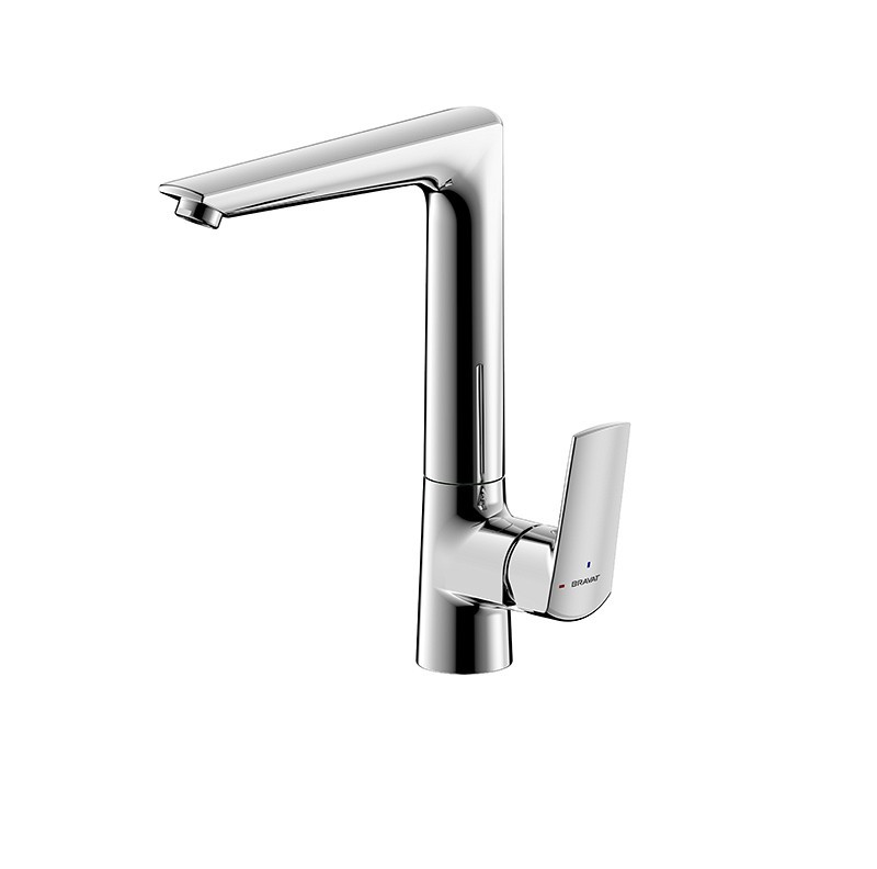 Смеситель для кухни Bravat Real F1173218CP-ENG хром