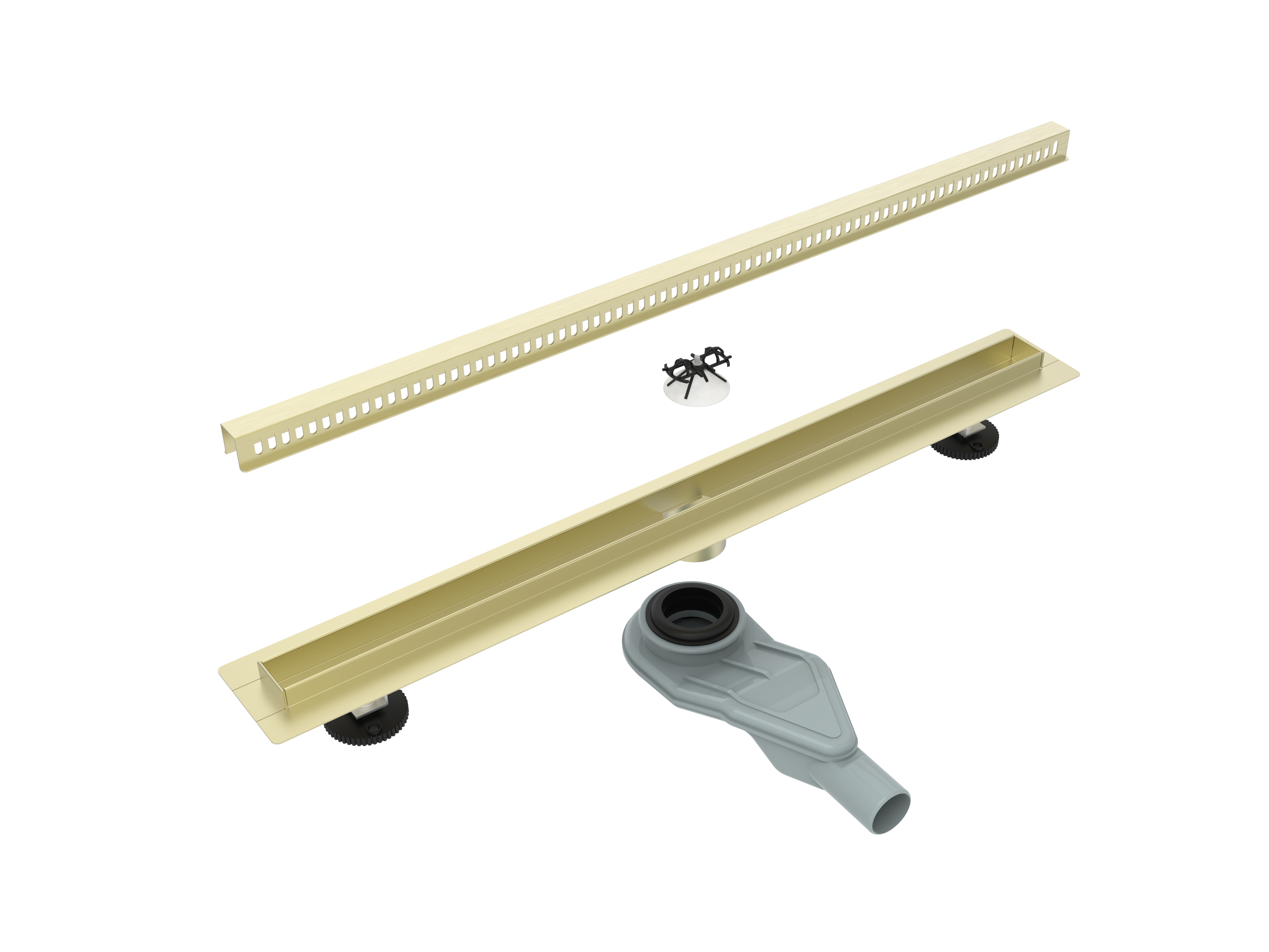 Желоб линейный ESBANO SLIM S-SIDE-80SG 80см золото матовое