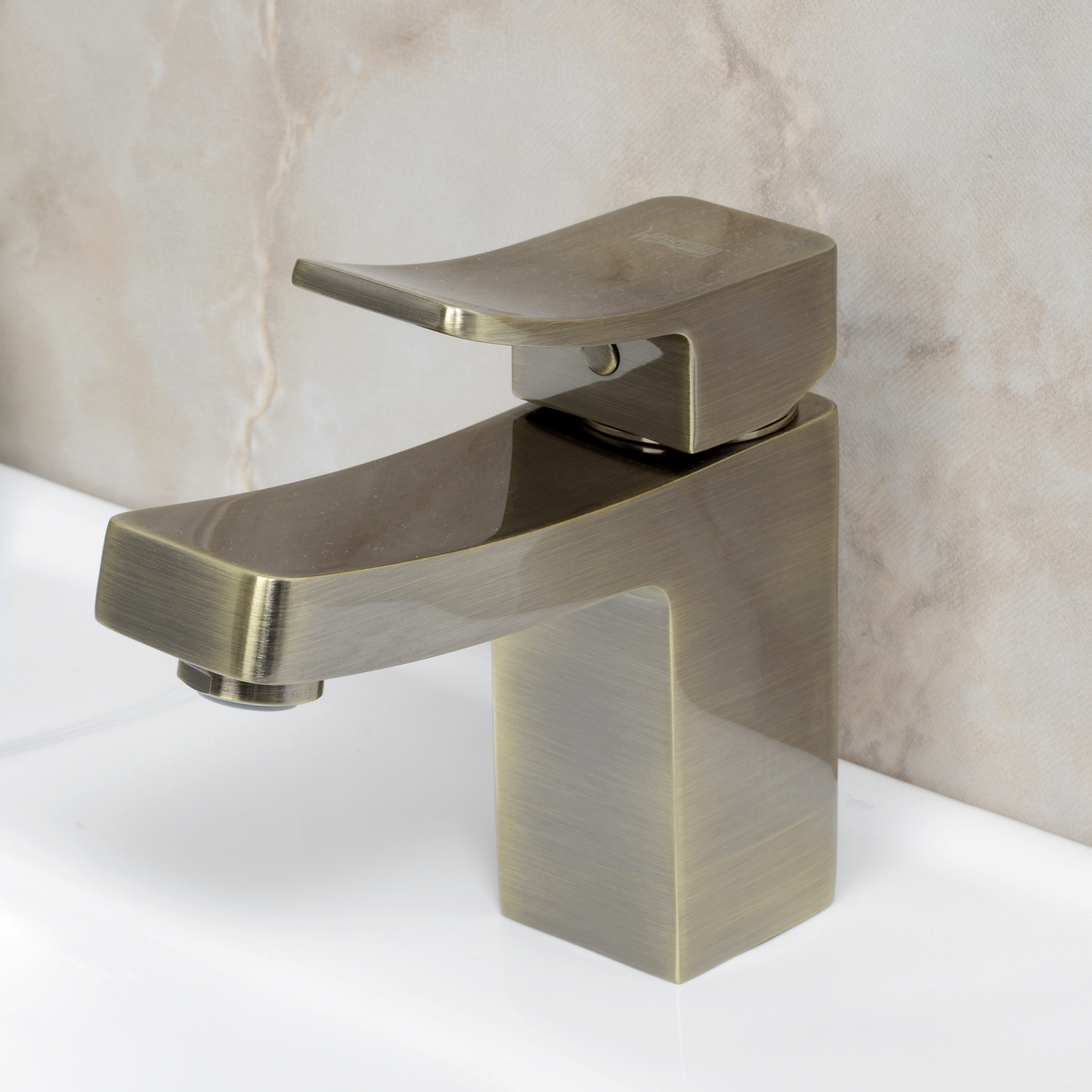 Смеситель для раковины WasserKraft Exter 1603 светлая бронза