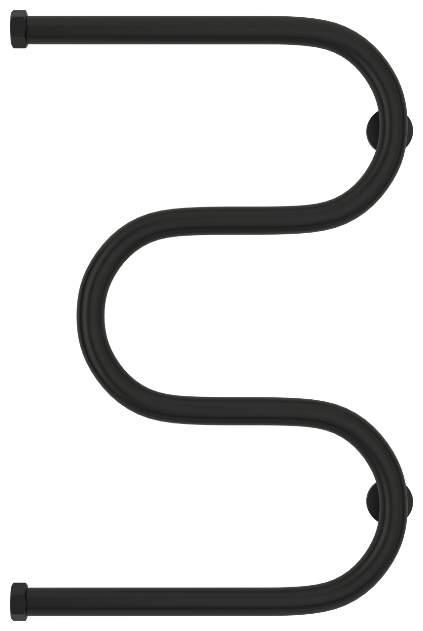 Полотенцесушитель водяной Сунержа М-образный 60х40 черный матовый