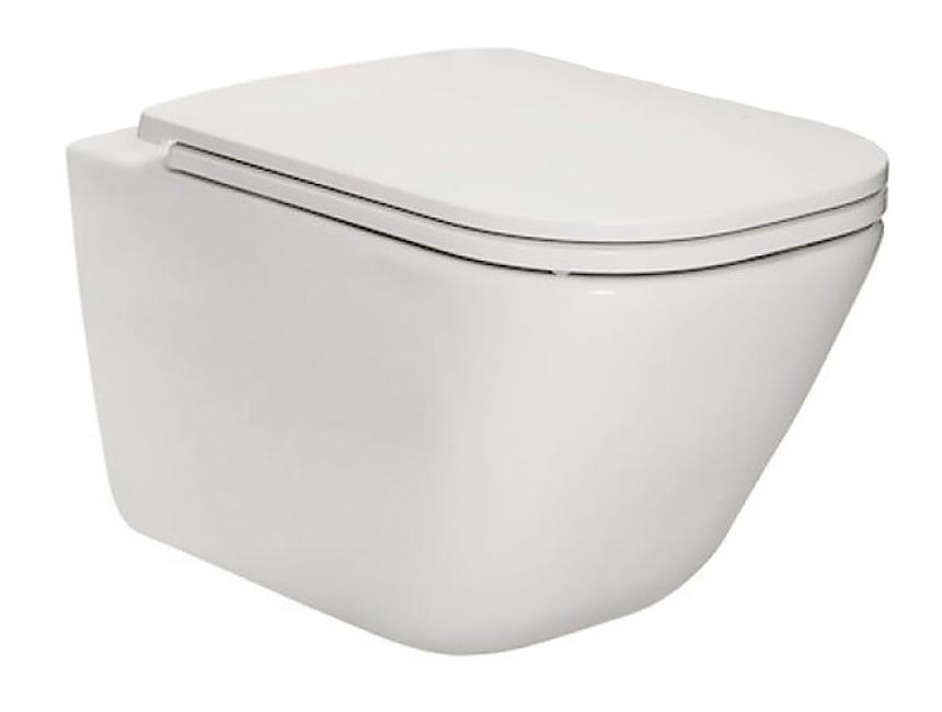 Унитаз подвесной Roca The Gap 34647L000 с тонким сиденьем микролифт