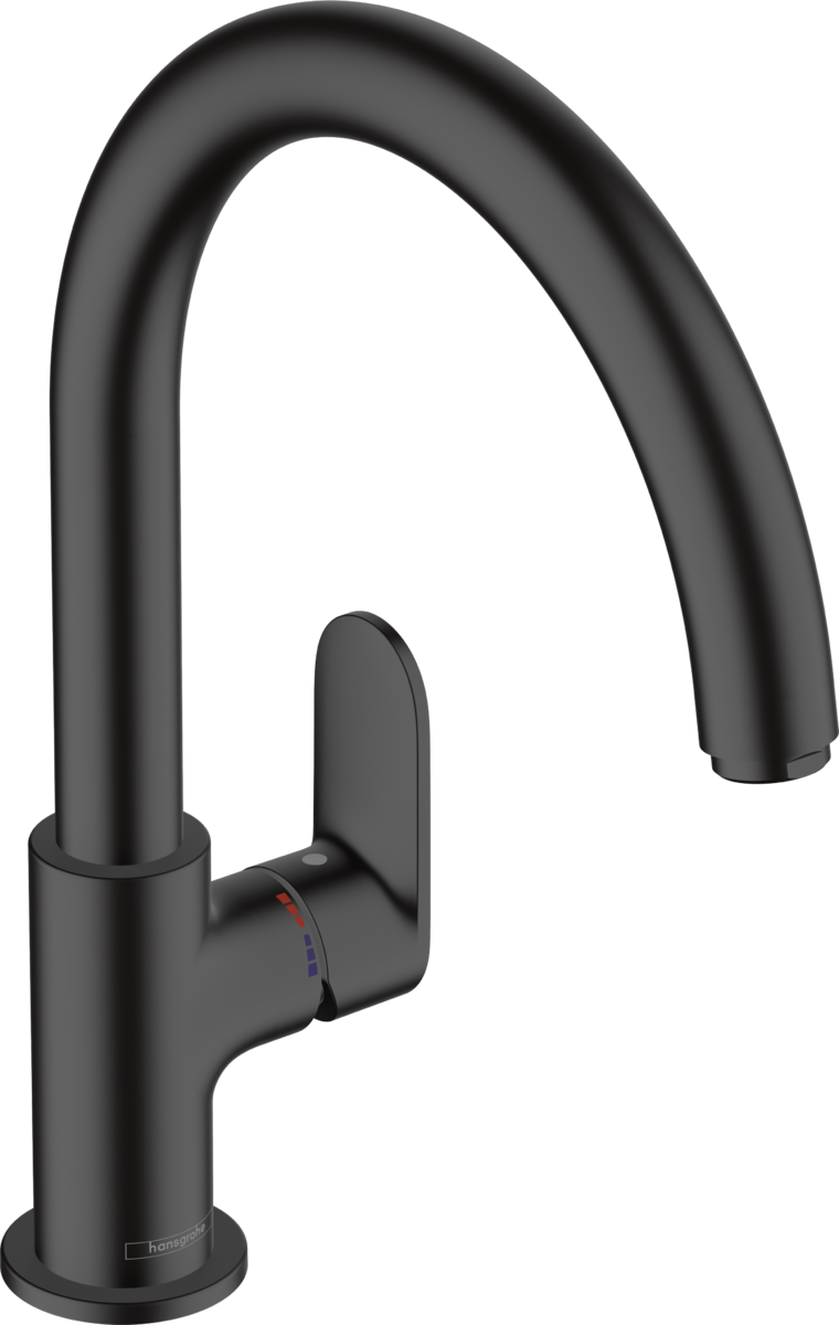 Смеситель для кухни Hansgrohe Vernis Blend 71870670 черный матовый