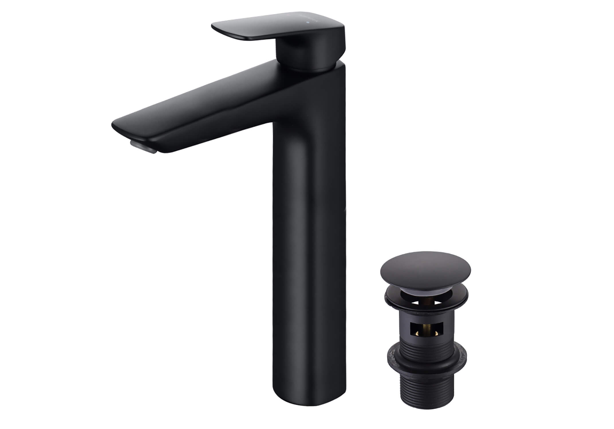 Смеситель для раковины Aquatek Вега AQ1005MB черный матовый