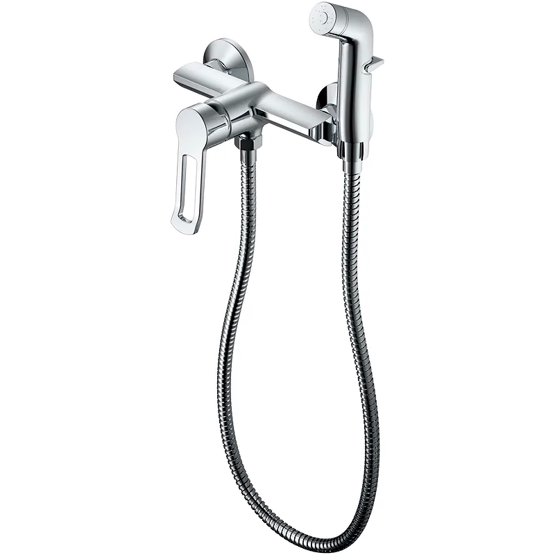 Гигиенический душ со смесителем Haiba HB55556 хром