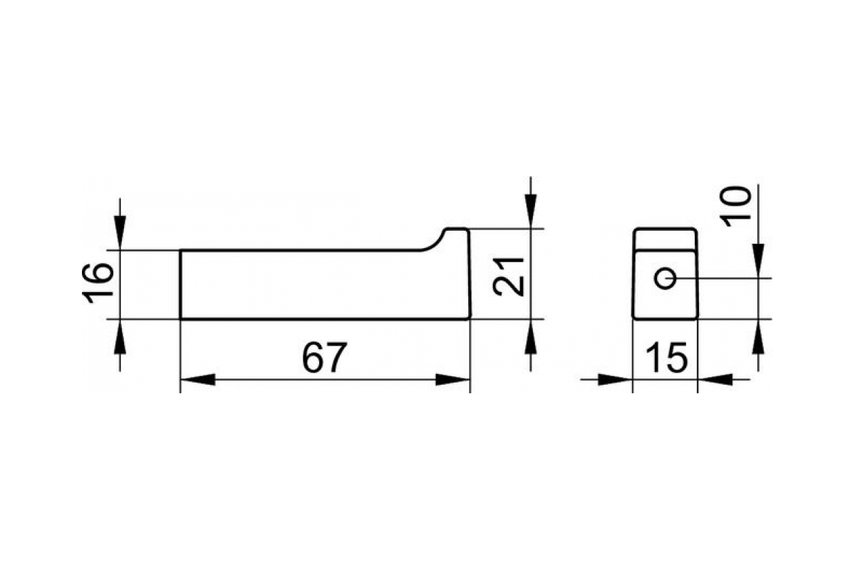 Крючок Keuco Edition 11 11116050000 никель шлифованный