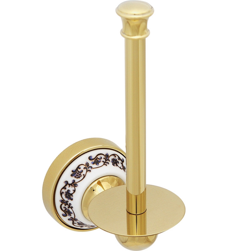 Держатель запасной туалетной бумаги Fixsen Bogema Gold FX-78510BG Золото Белый