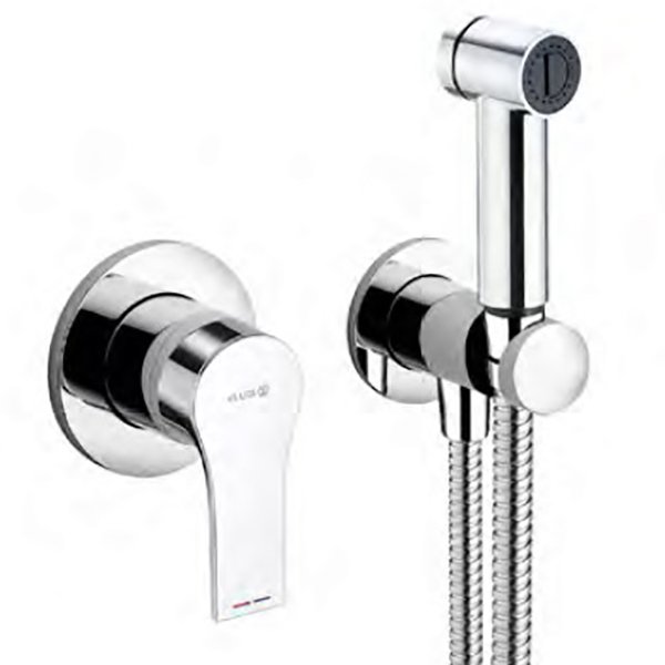 Гигиенический душ со смесителем Kludi Zenta SL 489980565 хром