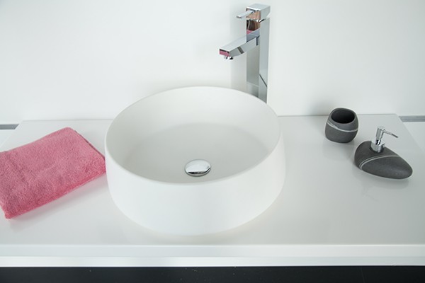 Раковина накладная 43см MonteBianco Colosseus 11052 белый матовый