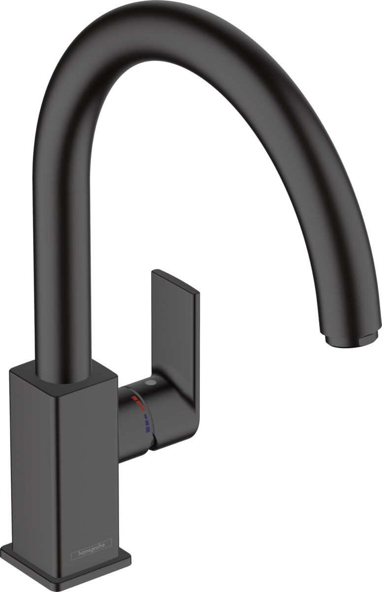 Смеситель для кухни Hansgrohe Vernis Shape 71871670 черный матовый