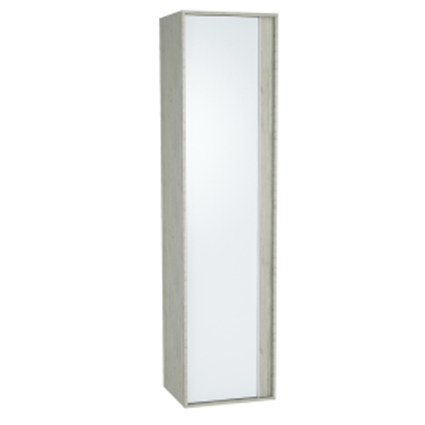 Шкаф-пенал Vitra Metropole 40 подвесной L Сливовое дерево Черный