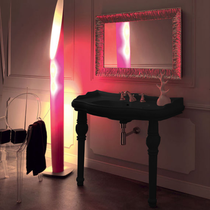 Раковина подвесная 100см Kerasan Retro 105004 nero*1 черный