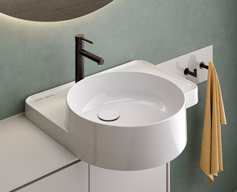 Смеситель для раковины Vitra Origin A4255836 черный матовый