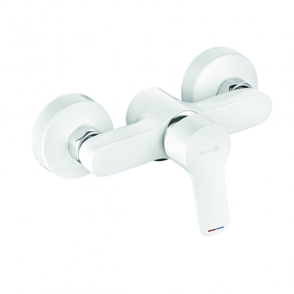 Смеситель для душа Kludi Pure&Easy 378419165 хром/белый