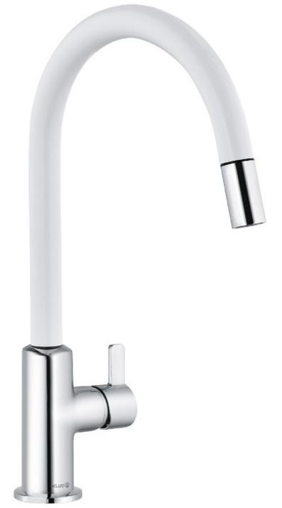 Смеситель для кухни Kludi Bingo Star XS 468519378 хром/белый матовый