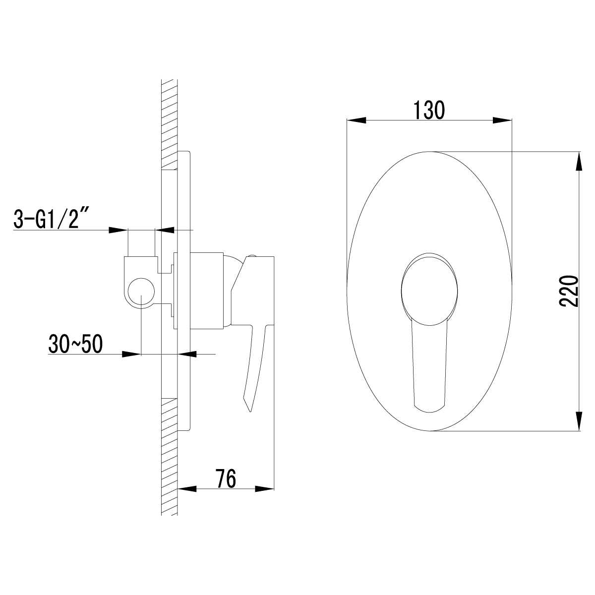 Смеситель для биде Lemark Atlantiss LM3219C хром