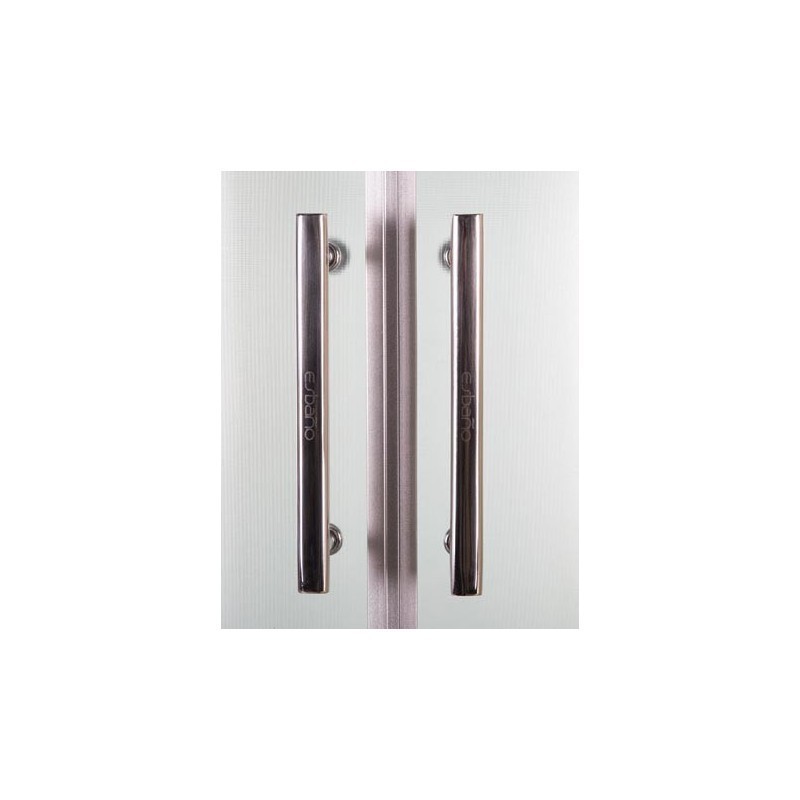 Душевая кабина Esbano LED ESKL90CKR 90x90x210см, профиль белый, стекло рифленое