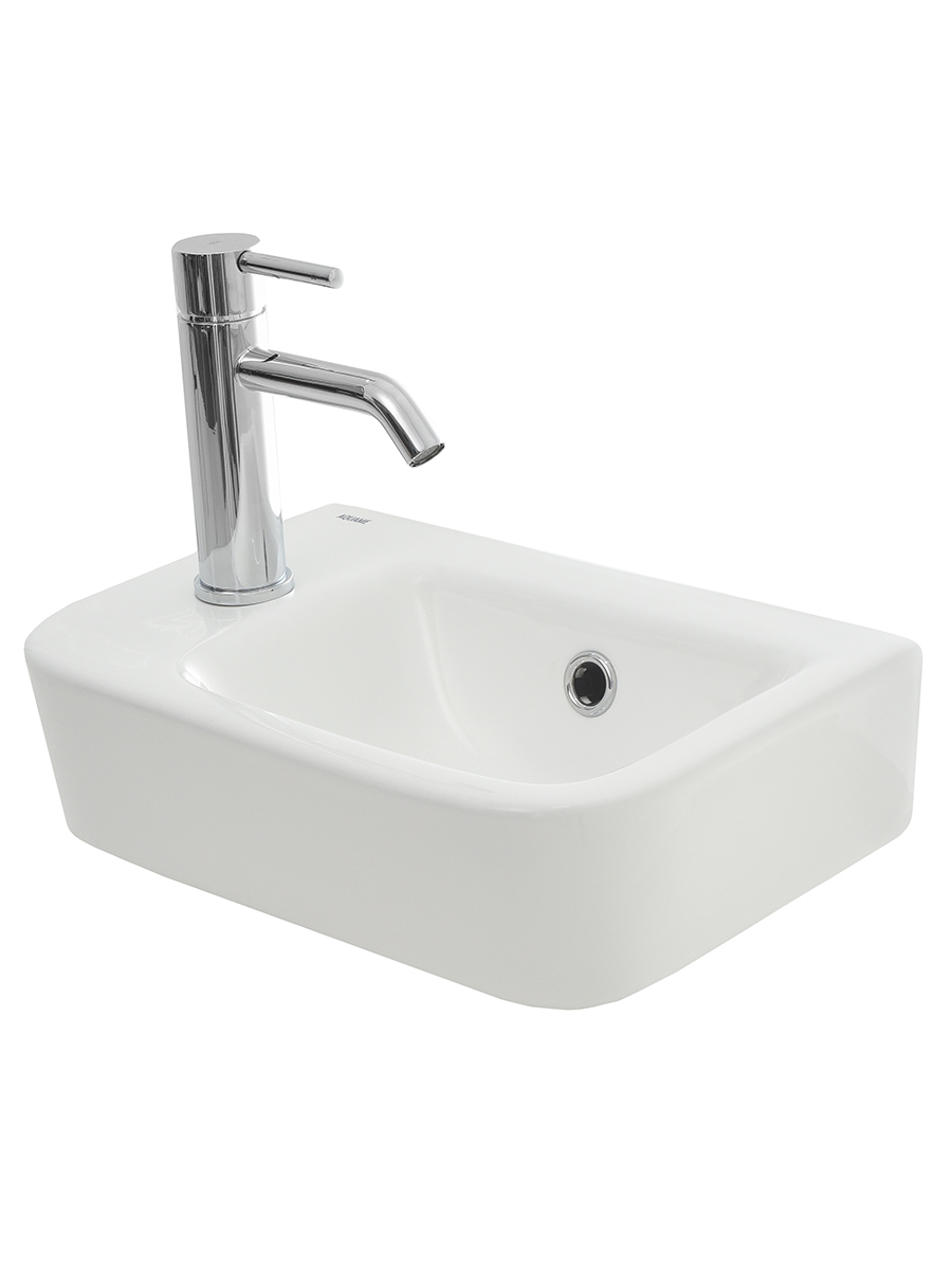 Раковина накладная 37.5см AQUAme AQM5006L белый