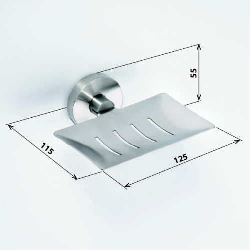 Мыльница Bemeta Neo stainless 104208085 Хром