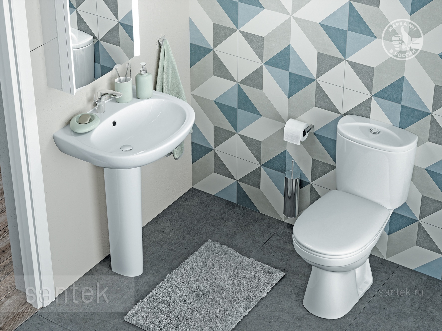 Пьедестал для раковины Santek Анимо 1WH110587