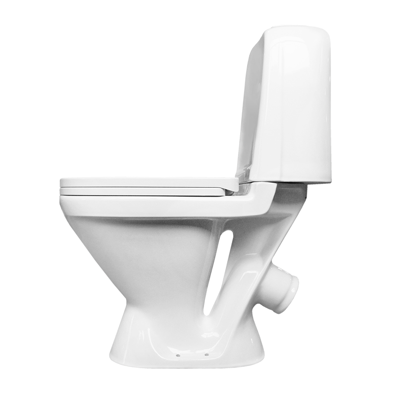 Унитаз-компакт Sanita Самарский эконом SMRSACC01090111 с бачком и стандартным сиденьем