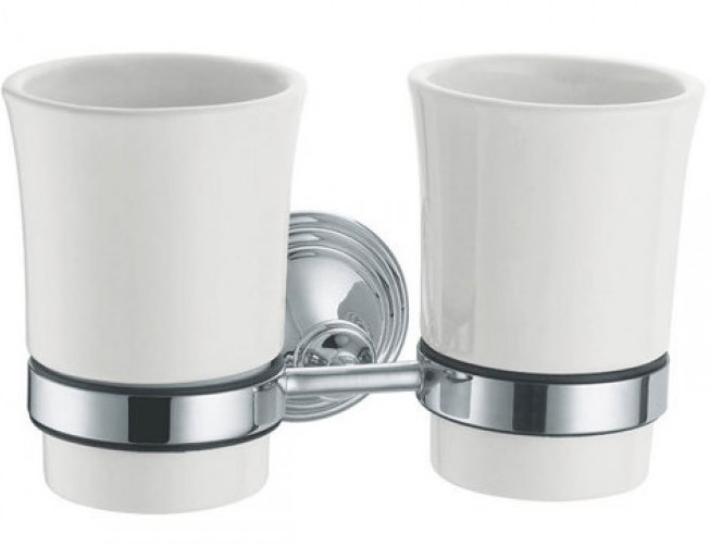 Стакан для зубных щеток Fixsen Best FX-71607 Хром