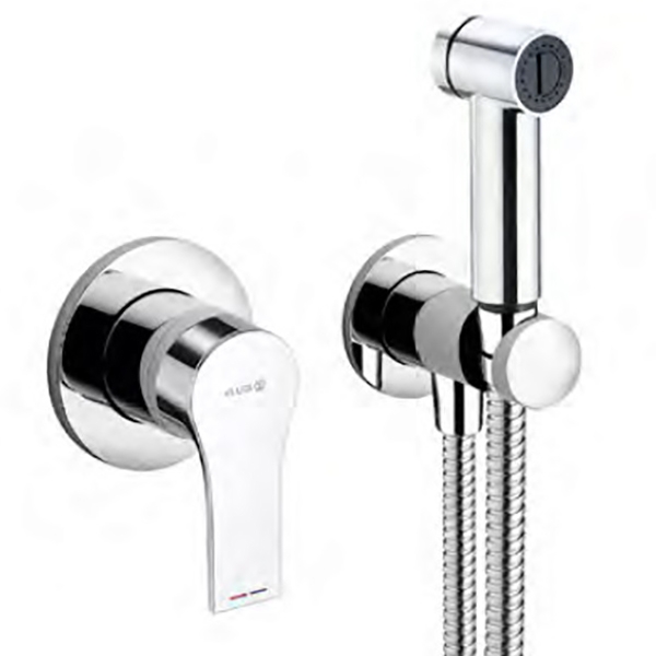 Гигиенический душ со смесителем Kludi Zenta SL 489980565 хром