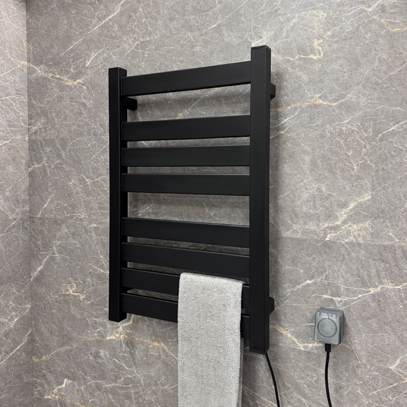 Полотенцесушитель электрический Fixsen HI-TECH 800х500 FX-7500B, черный