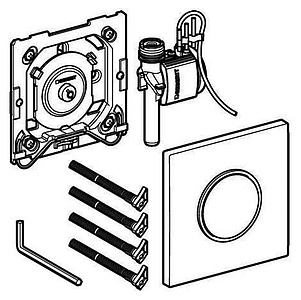 Кнопка смыва Geberit Sigma 10 116.015.KM.1 хром глянцевый/черный