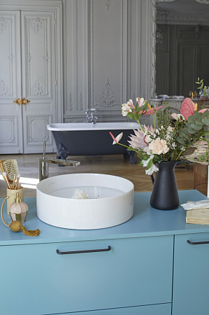 Раковина накладная 41см Jacob Delafon Delta Pure E90012-0 белый