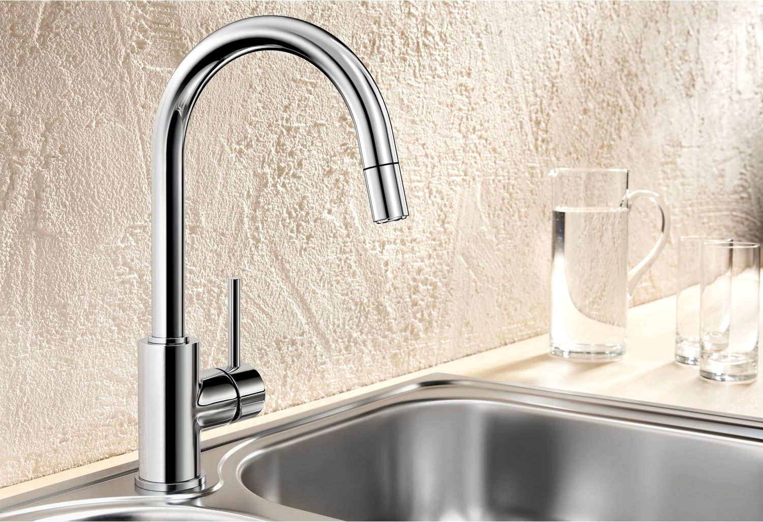 Смеситель для кухни Blanco Mida-S 521454 хром