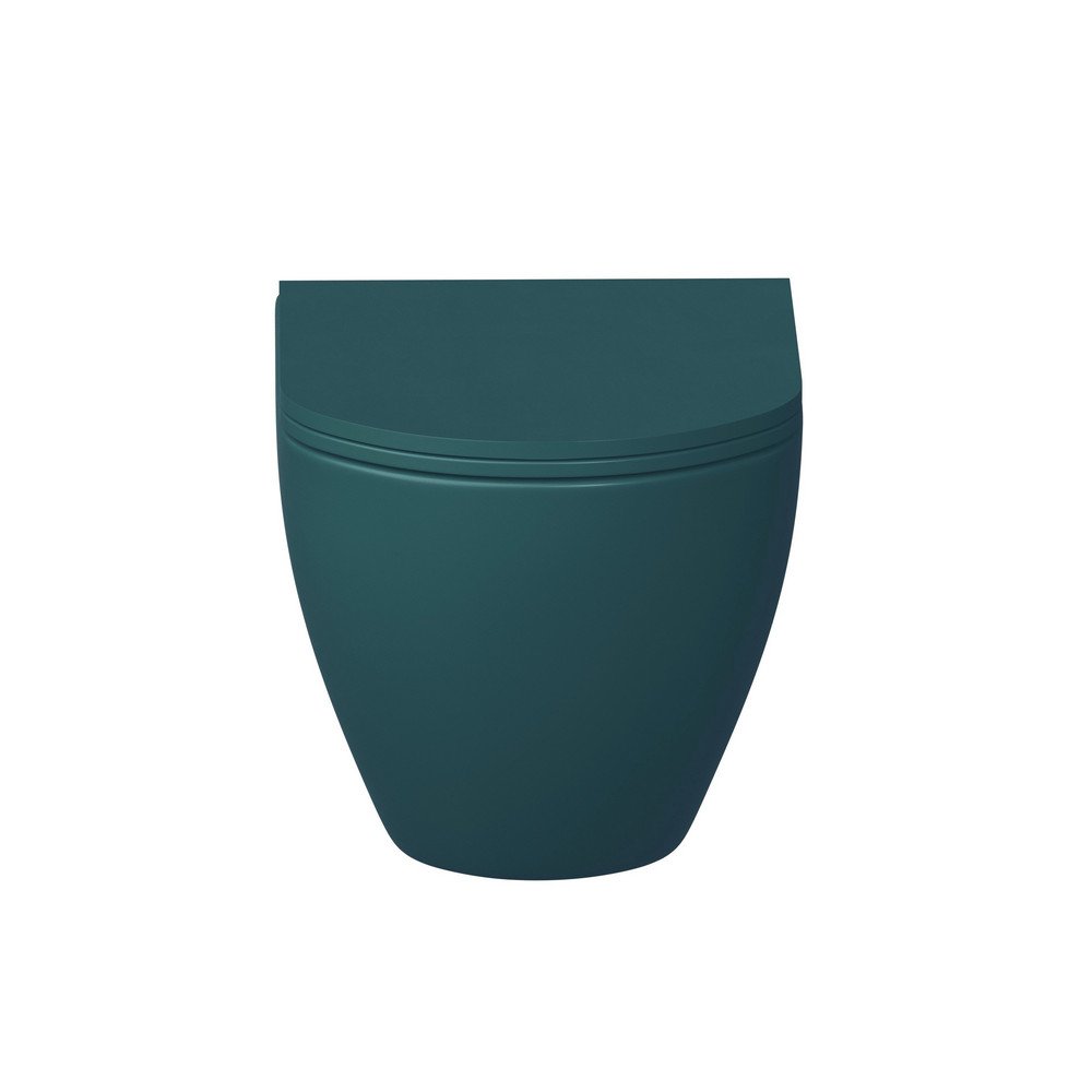 Унитаз подвесной Grossman GR-4455OLMS зеленый матовый, с сиденьем микролифт