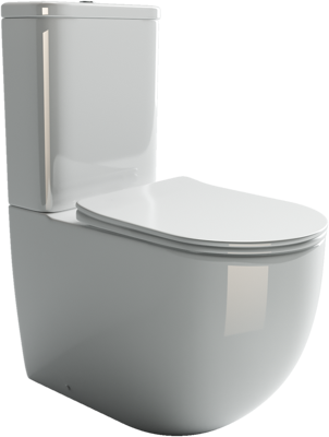 Унитаз напольный напольный Ceramica Nova Mia CN1801 белый