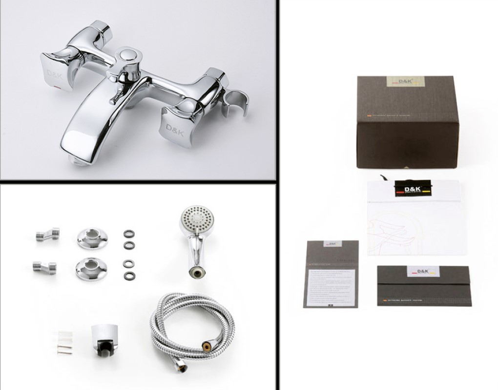 Смеситель для ванны D&K Hessen DA1383201, хром